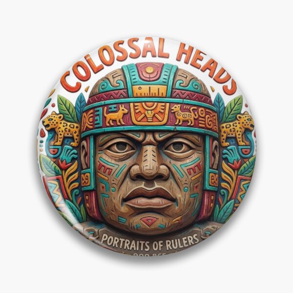 Item preview, OLMEC COLOSSAL HEADS designed and sold by likbatonboot.
