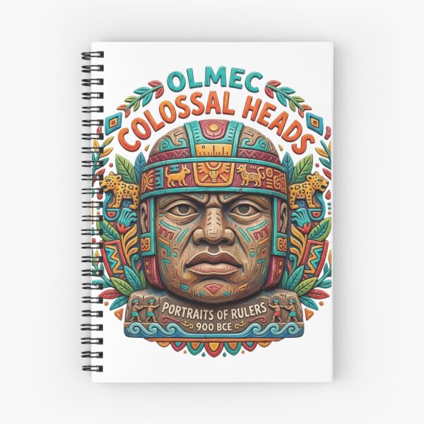 Item preview, OLMEC COLOSSAL HEADS designed and sold by likbatonboot.