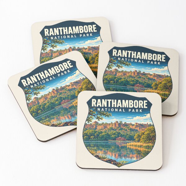 Item preview, Ranthambore National Park India – Vintage Tiger Safari Adventure designed and sold by Gideon Emmerich.