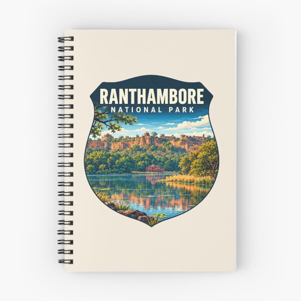 Item preview, Ranthambore National Park India – Vintage Tiger Safari Adventure designed and sold by Gideon Emmerich.