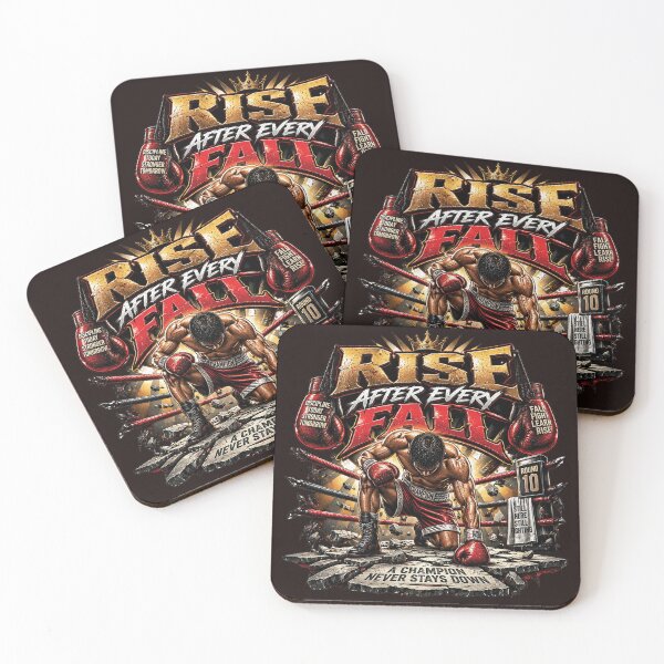 Item preview, Rise After Every Fall | Boxing Gift For Fighters And Champions designed and sold by M. Mamdouh Artworks.