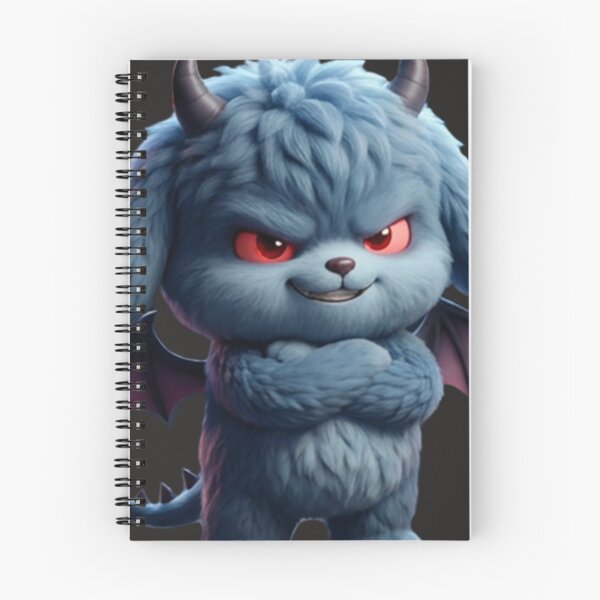 Item preview, Spooky cute blue monster puppy designed and sold by wonghong.