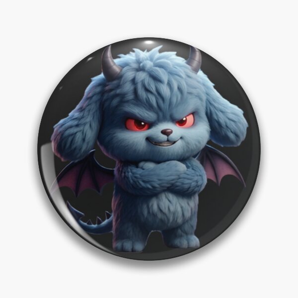 Item preview, Spooky cute blue monster puppy designed and sold by wonghong.