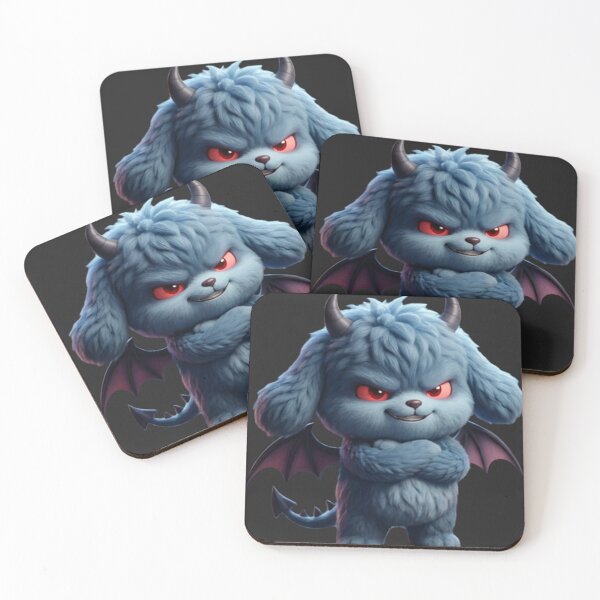 Item preview, Spooky cute blue monster puppy designed and sold by wonghong.
