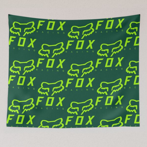 Item preview, green fox racing logo designed and sold by FamilyBestGifl.