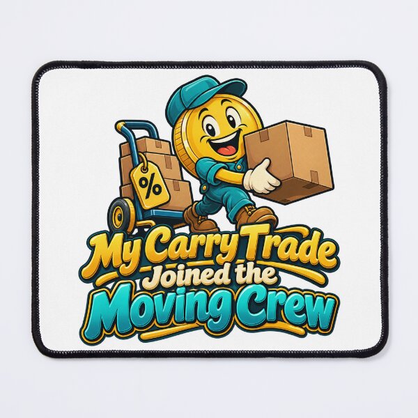 Item preview, Carry Trade Moving Crew Funny Finance Cartoon designed and sold by Bikivuno.
