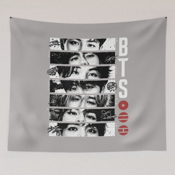 Item preview, BTS Members Eyes Collage Fan Art Tribute-68 designed and sold by EstebanDeckow.