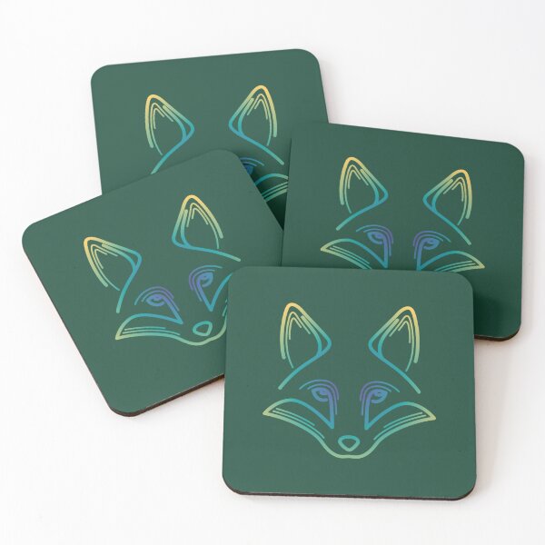 Item preview, Fox corner Colorful Sketch - Fox corner Design - Fox lovers  designed and sold by FamilyBestGifl.