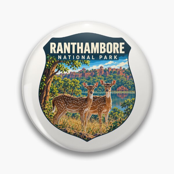 Item preview, Ranthambore National Park India – Vintage Tiger Safari Adventure designed and sold by Gideon Emmerich.