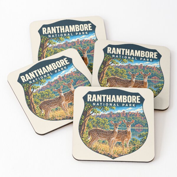 Item preview, Ranthambore National Park India – Vintage Tiger Safari Adventure designed and sold by Gideon Emmerich.