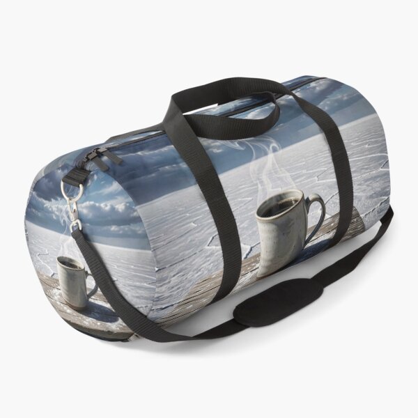 Item preview, Mug with coffee in the frozen wasteland designed and sold by Marcu Ioachim.