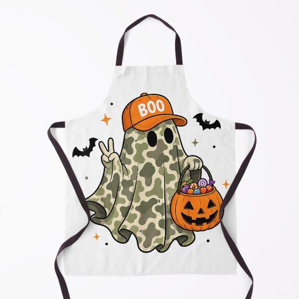 Item preview, Camo Ghost Boo Halloween Squad Spooky Season Men Women Kids T-Shirt designed and sold by Offhand.