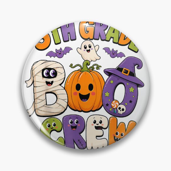 Item preview, Fifth Grade Boo Crew Halloween Squad Spooky Season 5th Grade T-Shirt designed and sold by Lakshya20031.