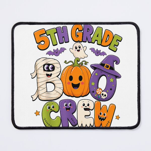 Item preview, Fifth Grade Boo Crew Halloween Squad Spooky Season 5th Grade T-Shirt designed and sold by Lakshya20031.