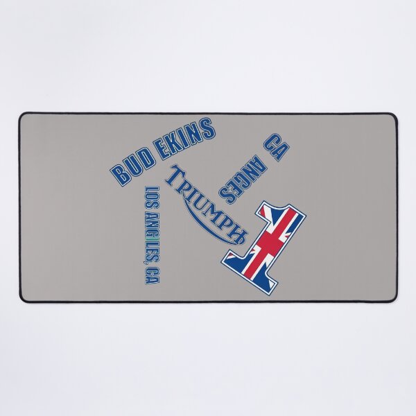 Item preview, Bud Ekins Triumph 1 Los Angeles, CA Graphic-10 designed and sold by EstebanDeckow.