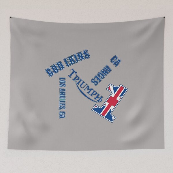 Item preview, Bud Ekins Triumph 1 Los Angeles, CA Graphic-10 designed and sold by EstebanDeckow.
