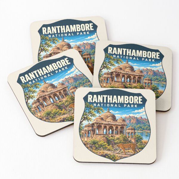 Item preview, Ranthambore National Park India – Vintage Tiger Safari Adventure designed and sold by Gideon Emmerich.
