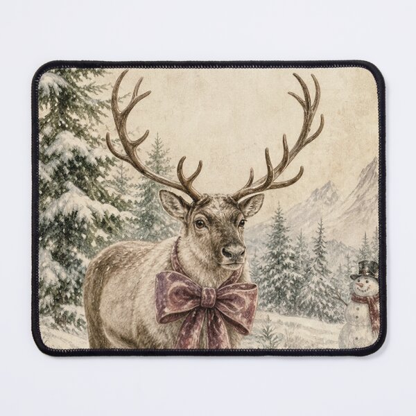 Item preview, Vintage Christmas Reindeer designed and sold by cherrycat101.