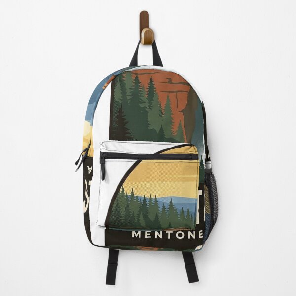 Item preview, DeSoto Falls Mentone Golden Hour Canyon Badge Sticker designed and sold by DetourDgn.