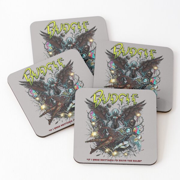 Item preview, BUDGIE Space Winged Astronaut Retro Art-80 designed and sold by EstebanDeckow.