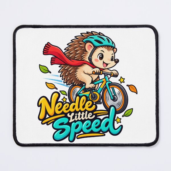 Item preview, Funny Hedgehog Cyclist – Needle Little Speed Biking Gift designed and sold by Isliath.