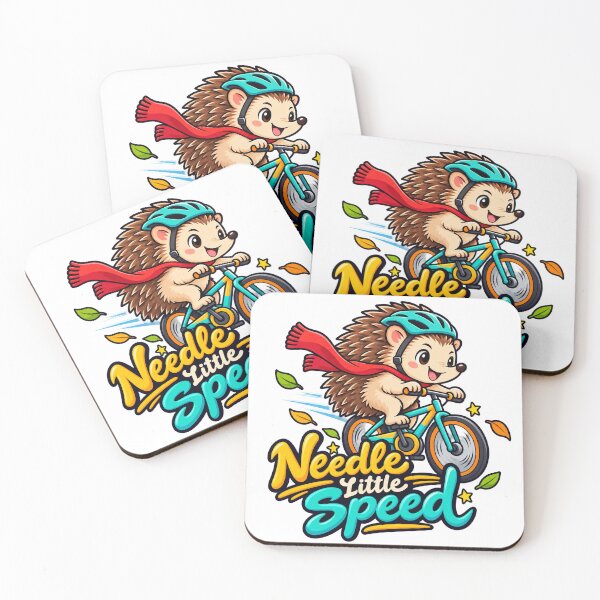 Item preview, Funny Hedgehog Cyclist – Needle Little Speed Biking Gift designed and sold by Isliath.