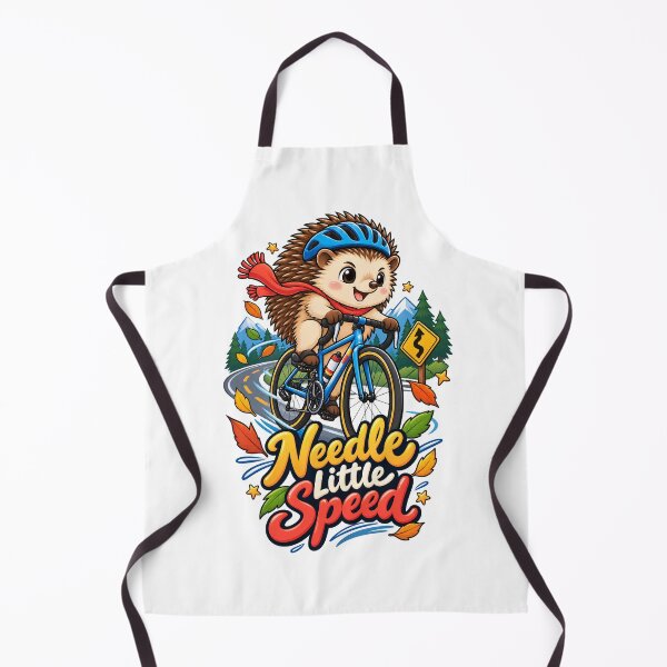 Item preview, Funny Hedgehog Cyclist – Needle Little Speed Biking Gift designed and sold by Isliath.