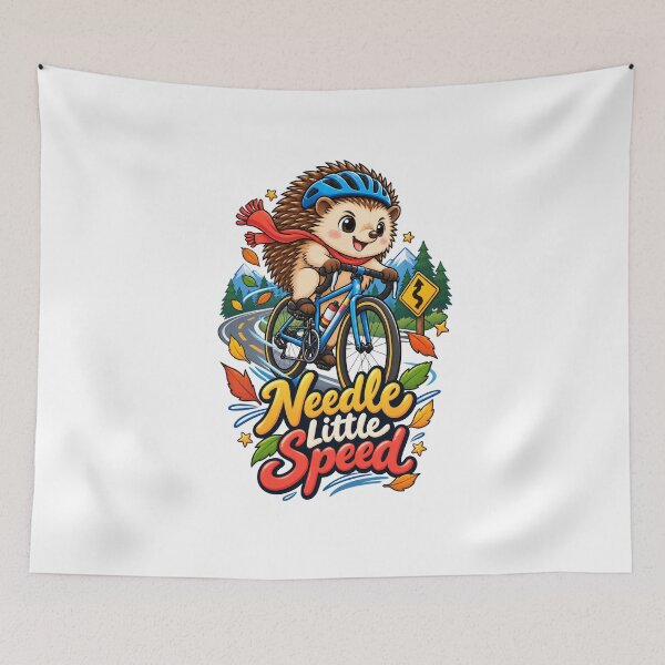 Item preview, Funny Hedgehog Cyclist – Needle Little Speed Biking Gift designed and sold by Isliath.