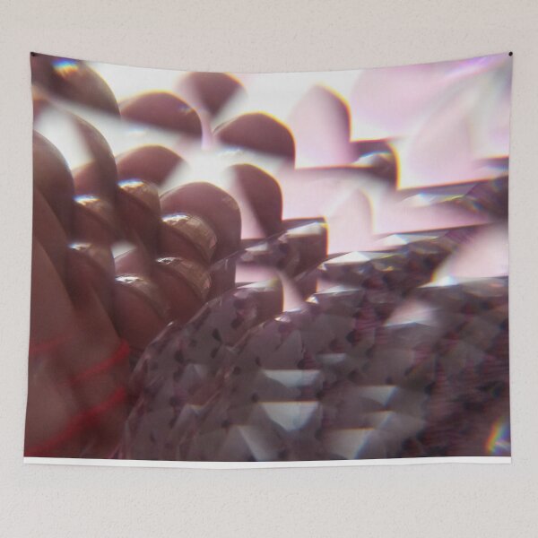 Item preview, Velvet Sapphire Grapes: Heart Chakra Crystal Lattice designed and sold by ElionSolis.