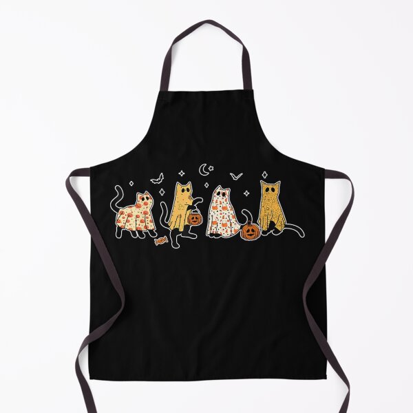 Item preview, Cute Black Cats in Ghost Costume Women and Men Halloween  designed and sold by River Silva.