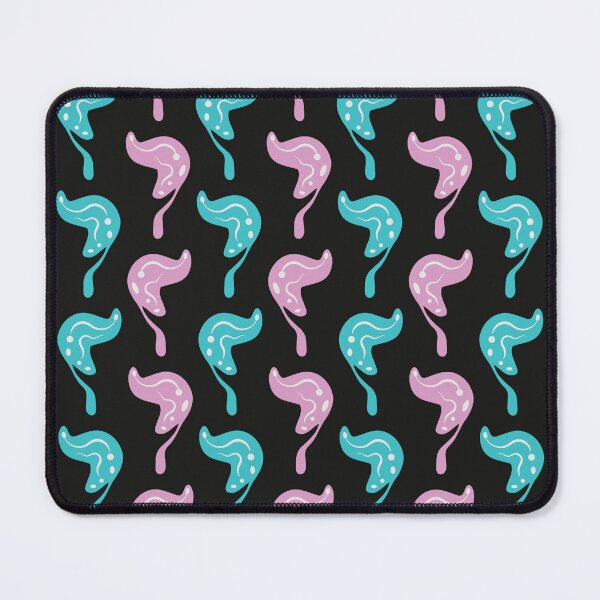 Item preview, Drippy Weird Mushrooms Pattern 1 - Fairy Water Magic & Black designed and sold by Daniel Bevis Design.