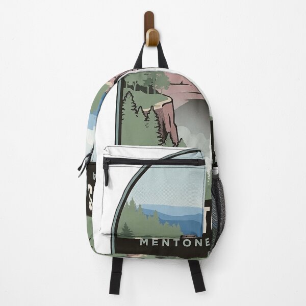 Item preview, DeSoto Falls Mentone Misty Spring Canyon Badge Sticker designed and sold by DetourDgn.