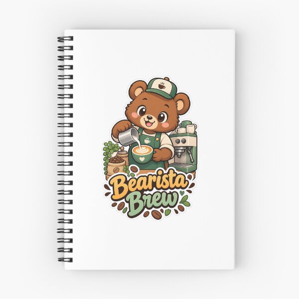 Item preview, Cute Bear Barista – Bearista Brew Coffee Lover Gift designed and sold by Isliath.