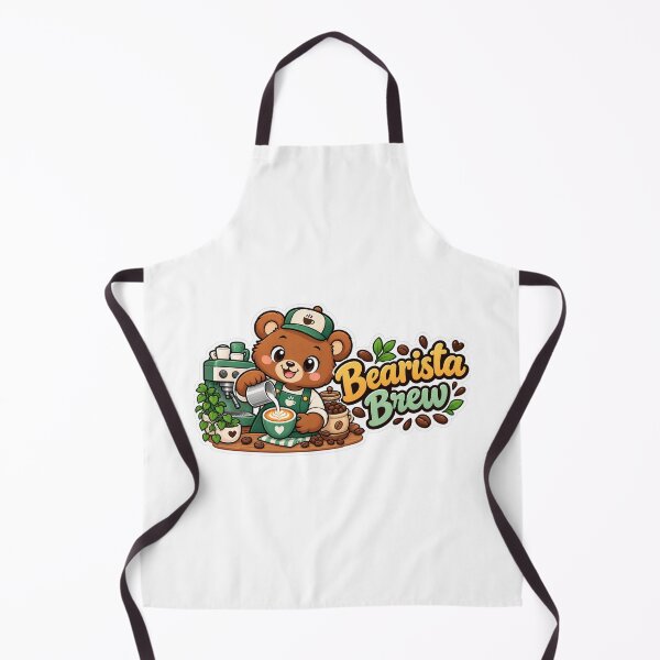 Item preview, Cute Bear Barista – Bearista Brew Coffee Lover Gift designed and sold by Isliath.