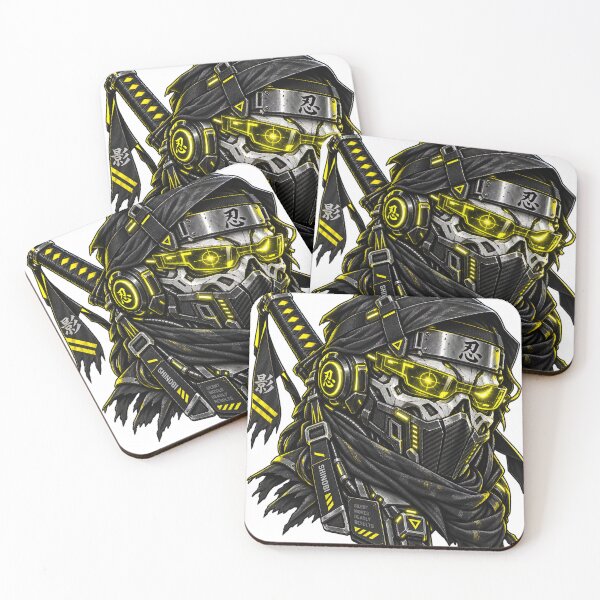Item preview, Cyberpunk Techwear Cyber Shinobi Skull Art designed and sold by RiteshCenter .