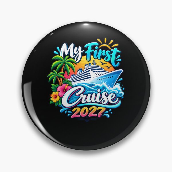 Item preview, My First Cruise 2027 Vacation Ocean Travel Cruiser Trip designed and sold by drawwiika+44.