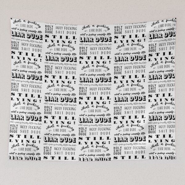 Item preview, Hasan Piker - What A Liar Dude Typography designed and sold by janie-brinkley.