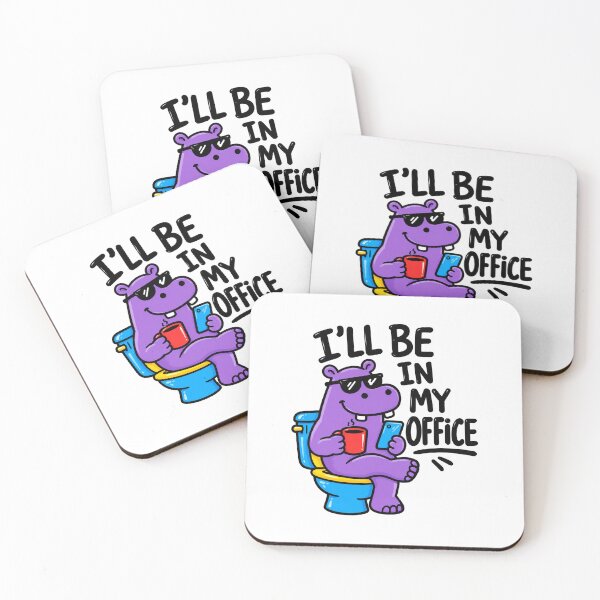 Item preview, I’ll Be in My Office Hippo designed and sold by EllaCraftCreaT.