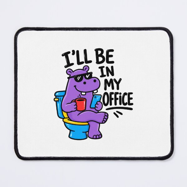 Item preview, I’ll Be in My Office Hippo designed and sold by EllaCraftCreaT.
