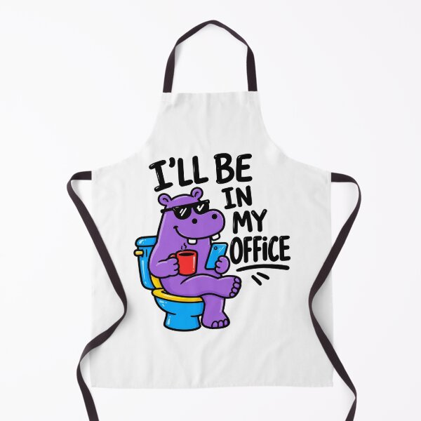 Item preview, I’ll Be in My Office Hippo designed and sold by EllaCraftCreaT.
