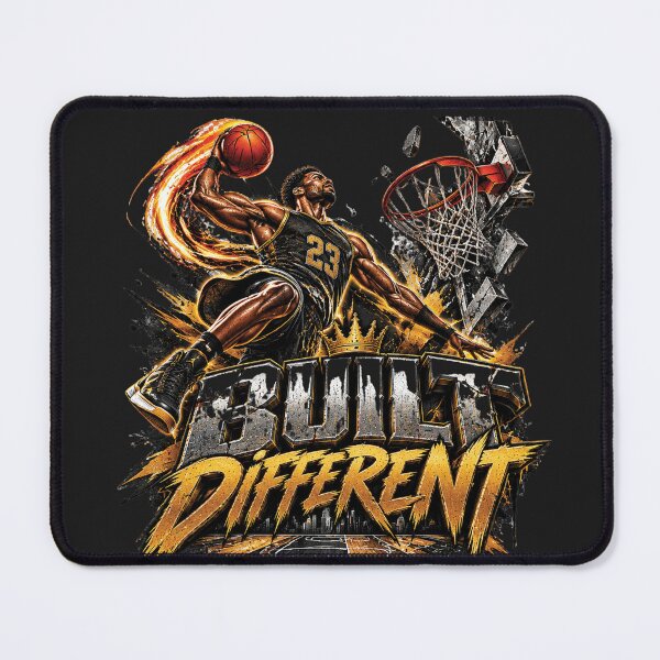 Item preview, Built Different Basketball | Slam Dunk Gift For Basketball Players And Fans designed and sold by M. Mamdouh Artworks.