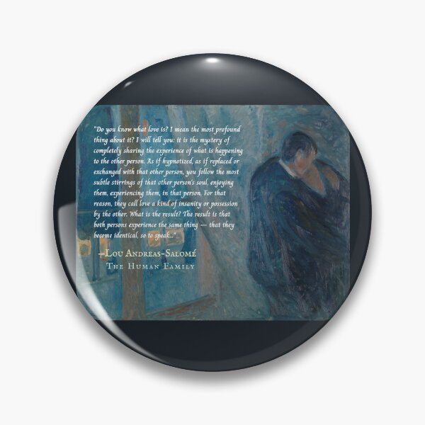 Item preview, Lou Andreas-Salomé quote: Do you know what love is? I mean the most profound thing about it? designed and sold by artbleed.
