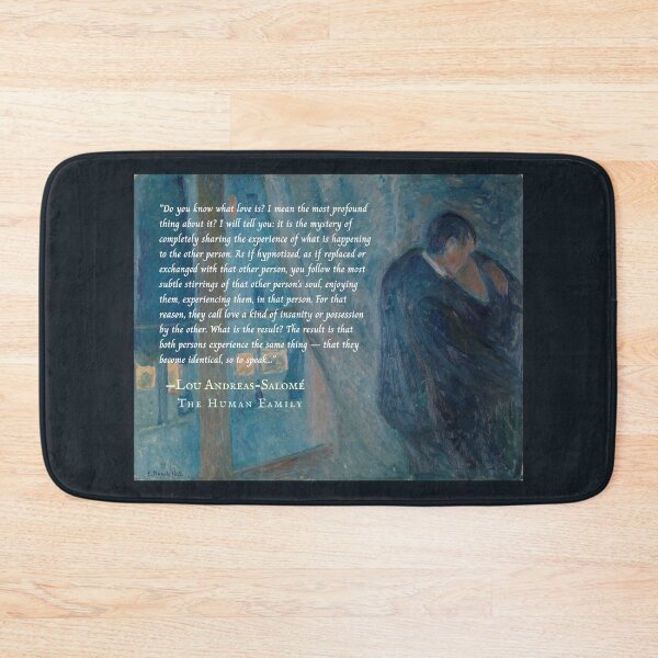 Item preview, Lou Andreas-Salomé quote: Do you know what love is? I mean the most profound thing about it? designed and sold by artbleed.
