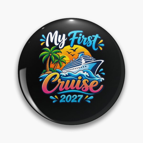 Item preview, My First Cruise 2027 Cruise Vacation Ocean Travel Passenger designed and sold by drawwiika+44.
