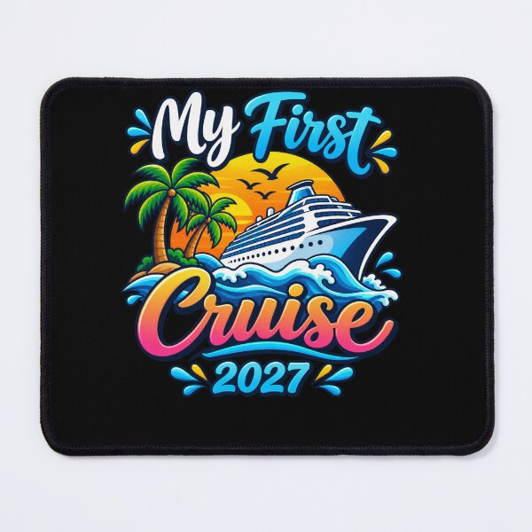 Item preview, My First Cruise 2027 Cruise Vacation Ocean Travel Passenger designed and sold by drawwiika+44.