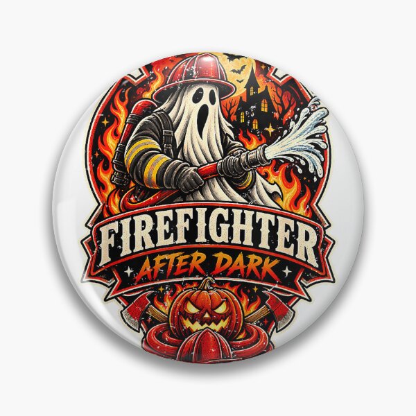 Item preview, Firefighter Ghost Halloween Spooky Fire Rescue T-Shirt designed and sold by josumitofc.