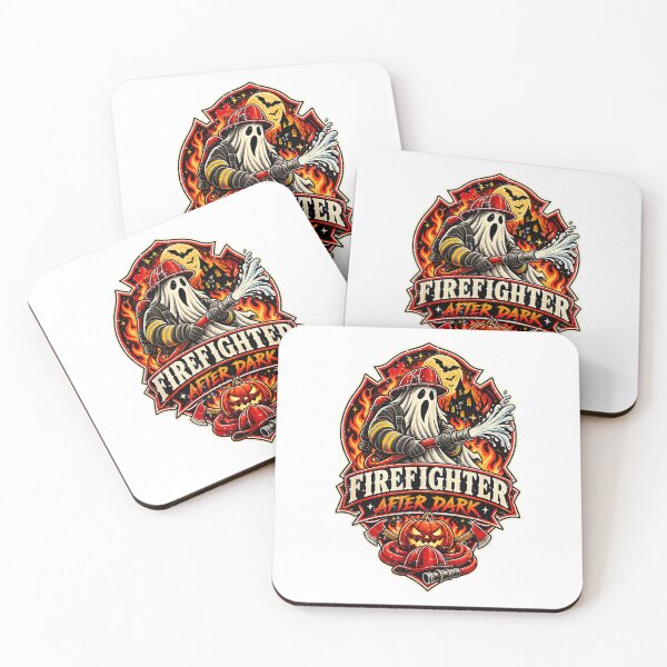 Item preview, Firefighter Ghost Halloween Spooky Fire Rescue T-Shirt designed and sold by josumitofc.