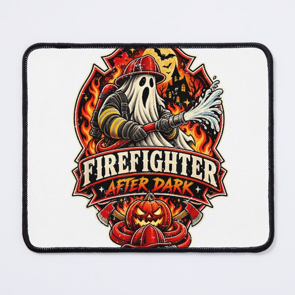 Item preview, Firefighter Ghost Halloween Spooky Fire Rescue T-Shirt designed and sold by josumitofc.