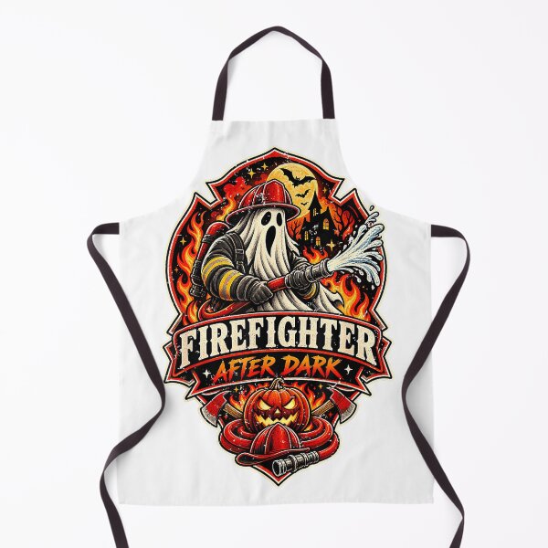 Item preview, Firefighter Ghost Halloween Spooky Fire Rescue T-Shirt designed and sold by josumitofc.