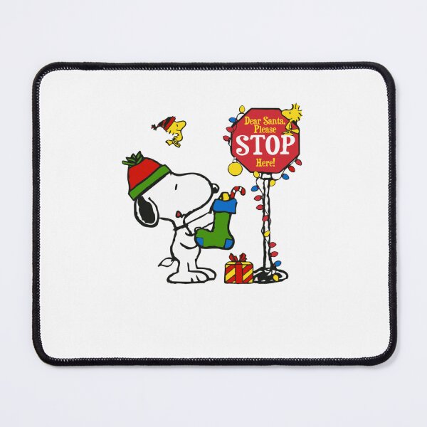 Item preview, Snoopy Christmas Dear Santa Stop Here designed and sold by shanaeartists.